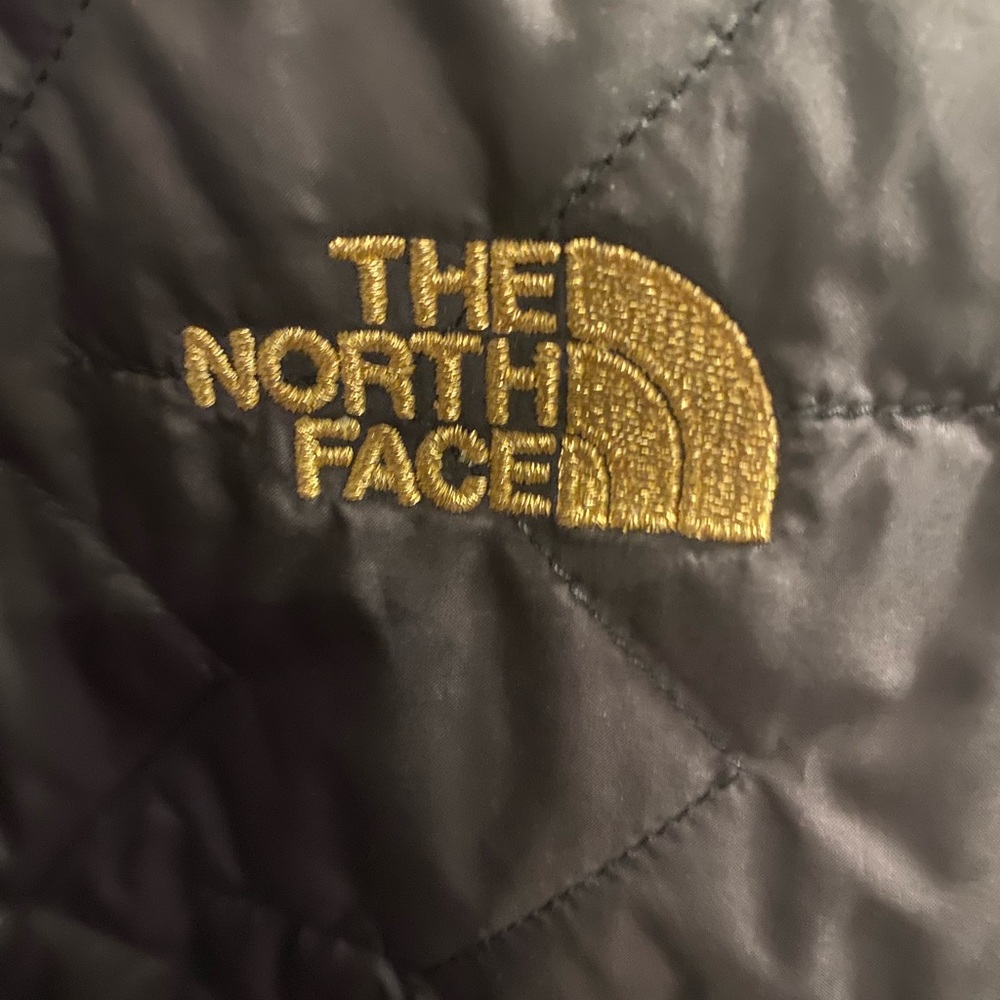 North face Black and Gold Jacket
